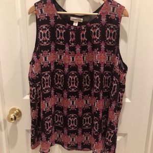 Coldwater Creek Geometric Plus Size Top